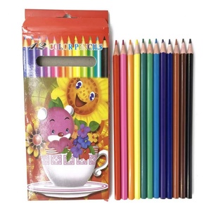 Ensemble de crayons de couleur non toxiques de haute qualité, 12 pièces, pour le dessin, l'esquisse et l'écriture des enfants - Prix d'usine - Product Image 5