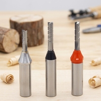 Fraise à dents droites ou spirales TCT polyvalente pour le travail du bois, la fabrication de meubles et le fraisage de précision