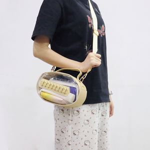 Sacs à bandoulière approuvés pour les stades, sacs messager pour concerts, sacs à bandoulière transparents en PVC imperméable personnalisés pour femmes avec sangle réglable, sacs de rugby - Product Image 1