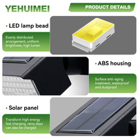 Projecteurs solaires étanches IP65 OEM/ODM pour extérieur, 32 LED, éclairage solaire à piquet pour allée, jardin, cour