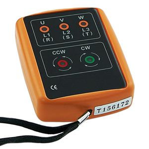 เครื่องทดสอบตัวบ่งชี้ลำดับการหมุนของเฟส 3 เฟส 60~600V เครื่องตรวจสอบมิเตอร์พร้อมสัญญาณเตือน LED - Product Image 5