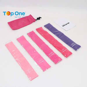 TopOne Fitness entraînement élastique butin Logo personnalisé exercice TPE bandes de hanche bandes de résistance ensemble de bandes de boucle Yoga Gym pour le sport - Product Image 4