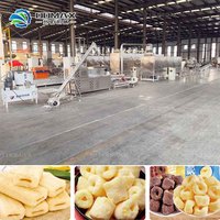 Machine extrudeuse de snacks soufflés au maïs haute performance, machine à fabriquer des Kurkure, ligne de production de snacks boules de fromage