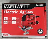 Scie sauteuse industrielle KAFUWELL PA5439 65 mm, scie électrique 550 W, coupe-bois et métal portable, professionnelle