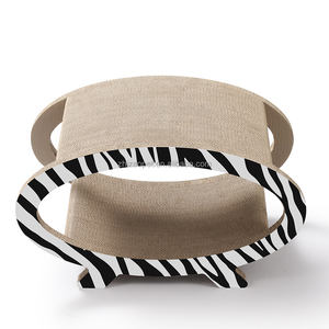 Pelindung furnitur penggaruk kucing Modern mewah dapat dilepas bentuk Oval dibuat dari kertas berkualitas tinggi yang dikemas dalam karton - Product Image 4