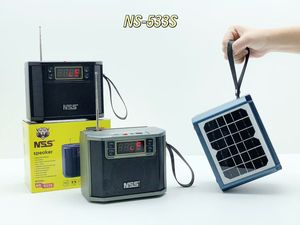 Sistema de Sonido para Fiestas con Energía Solar Nns NS-533S de 12 W, Transmisión Inalámbrica, Pantalla LED Recargable, Altavoz BT, <span class=keywords><strong>Radio</strong></span> <span class=keywords><strong>FM</strong></span> Portátil - Product Image 4