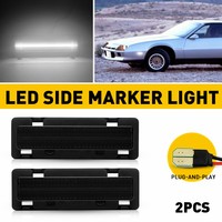   2x Feux latéraux avant à LED fumés pour Chevrolet Camaro Pontiac Firebird 1982-92