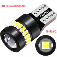Ampoule LED FSYLX T10 501 Canbus 9W 186 W5W 12V Super Lumineuse pour Voiture et Moto Brésil, Ampoules LED Intérieures T10