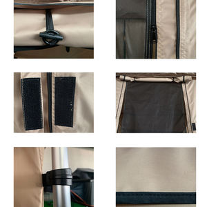 Auvent de véhicule 6,5' x 8,2' en tissu Oxford 420D Rip-Stop, cabine de change latérale, tente latérale pour SUV, installation facile - Product Image 6