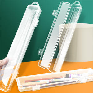 BESTLINE Art brosse boîte de rangement boîte en plastique vide pour pinceau dessin stylo conteneur avec <span class=keywords><strong>boucle</strong></span> conception - Product Image 5