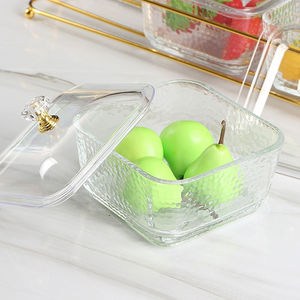Hot Selling Crystal Glass Fruit <strong>Tray</strong> Dishes and Plates Sets <strong>Candy</strong> Snack Bowl for Wedding - Product Image 2