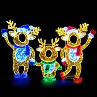NeonShine Promotion Exceptionnelle : Figurine LED Père Noël 2,5 m de Haut, Étanche IP65, pour Intérieur/Extérieur, Jardin, Cabine Photo, Lumières Décoratives de Noël