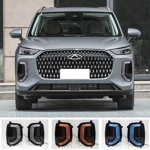 ไฟเดย์ไลท์ LED แบบปรับปรุงสำหรับรถยนต์ Chery Tiggo 8L ปี 2024-2026 ชุดไฟตัดหมอกหน้า DRL ไฟเลี้ยวสีฟ้าไอซ์บลู โหมดกลางคืน - Product Image 2