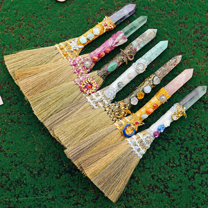 Cristallo curativo 1 pezzo di cristallo di ametista di quarzo rosa naturale cristallo magico con montante di cristallo regalo di energia <span class=keywords><strong>della</strong></span> <span class=keywords><strong>scopa</strong></span> <span class=keywords><strong>della</strong></span> <span class=keywords><strong>strega</strong></span> - Product Image 3