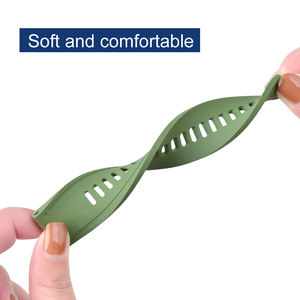 Correa de Reloj Inteligente de Lujo de Caucho Fluorocarbonado FKM/FPM de 20/22 mm con Liberación Rápida, Correa de Buceo Suave para Relojes de <span class=keywords><strong>Hombre</strong></span> y Mujer - Product Image 6