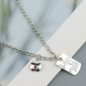 Caleb personalizzato gioco creativo periferico metallo quadrato collana Vintage stile <span class=keywords><strong>amore</strong></span> e spazio profondo cartone animato catena clavicola regalo - Product Image 6