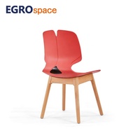 Chaise de conférence EGROspace moderne et durable pour salle d'attente, formation, réunion, visiteur, invité, bureau
