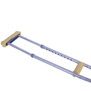 Béquilles sous-aisselles en alliage d'aluminium réglables en hauteur, aide à la marche pour personnes âgées, handicapées et en réadaptation post-opératoire - Product Image 1