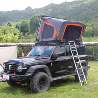 4WD cangkang keras luar ruangan rtt atap atas tanah Kemah Trailer Offroad 2 orang tenda atap untuk dijual