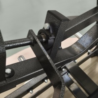 Presse à pectoraux plate à charge libre Kpeakfit en acier, capacité 200 kg