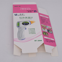 Customized Product Packaging Small White Box Packaging Plain White Paper Box White Cards Slots Paper Box