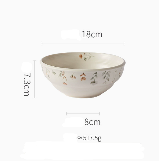 7  inch bowl ivory