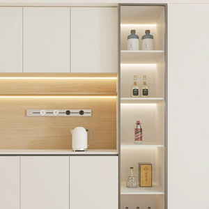 Shandong fabbrica su misura armadi in legno massiccio <span class=keywords><strong>e</strong></span> armadi per tutta la casa con durevole controsoffitti in pietra di quarzo per soggiorno - Product Image 3