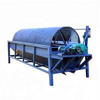 Prix de la machine à tamis à tambour à trommel rotatif pour l'extraction de l'or et du sable du sol