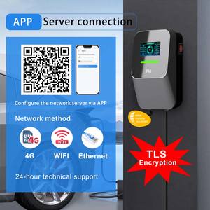 Estación de Carga Pública para Vehículos Eléctricos (VE) de 22kW CA Tipo 2 y 11kW, Protocolo OCPP, para Hogar y Reino Unido - Product Image 3