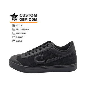 Zapatillas Deportivas Casuales de Lujo para Hombre, con Cordones, Transpirables, Ligeras, Negras, para Caminar, con Logotipo Personalizado - Product Image 1
