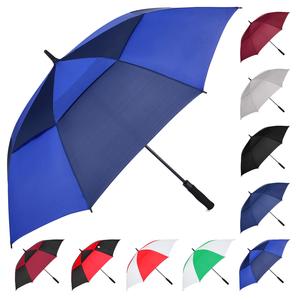 Cadeau d'affaires : Parapluie droit en fibre de verre de 23 pouces avec ventilateur pulvérisateur d'eau, design personnalisé, chargement USB, idéal pour les voyages - Product Image 3
