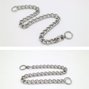 Collar de perro de lujo de acero inoxidable, collar de entrenamiento duradero para perros, cadena P, hebilla giratoria, suministros populares personalizados para mascotas - Product Image 5