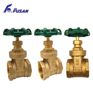 Customizable logo durable 1 1/2in flanged knife gate valve brass