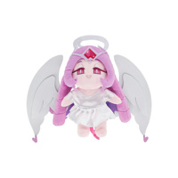 Peluche lestée personnalisée en gros avec des ailes d'ange, super douce, poupée de type Q pour enfants