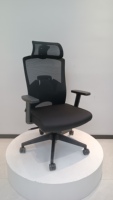Chaise de bureau ergonomique de direction avec dossier en maille, fonction de réglage en hauteur confortable, design contemporain, chaise de bureau élégante