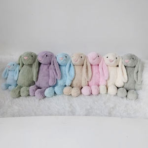 ตุ๊กตากระต่ายนุ่ม 25 ซม. ขายดี ของเล่นตุ๊กตากระต่ายหูยาวน่ารัก สำหรับเด็ก บรรจุใยฝ้าย PP ของขวัญวันอีสเตอร์ - Product Image 4