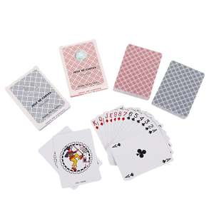 Cartes à <span class=keywords><strong>jouer</strong></span> en plastique PVC imprimées sur mesure et durables pour jeux de société Cartes de poker en plastique étanche avec boîte personnalisée - Product Image 5