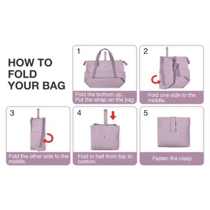 Sac pliable pour effets personnels certifié BSCI pour Spirit Airlines, bagage à main, sac de week-end, sac de voyage pour les essentiels - Product Image 6