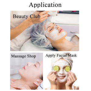 <span class=keywords><strong>Bandeau</strong></span> de spa jetable en non-tissé écologique pour salon de beauté avec élastique pour <span class=keywords><strong>cheveux</strong></span>, blanc/rouge - Product Image 5