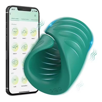 Vibrateur d'entraînement pénien sans fil avec application mobile, masturbateur masculin, jouet sexuel pour hommes, anneau pénien retardateur, machine d'entraînement du gland