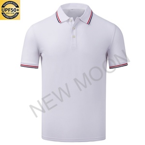 Custom Full Printed Polyester Spandex Short Sleeve Men's Collar Sports Sweatshirt <b>Polo</b> T-Shirt - Product Image 4