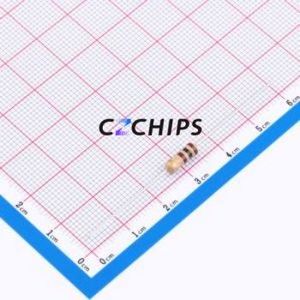 Resistencia de Orificio Pasante CFR-50JB-52-100R, Componente de Orificio Pasante (THT), Película de Carbono D3.3xL9mm 100Ohm 5% 500mW - Product Image 1