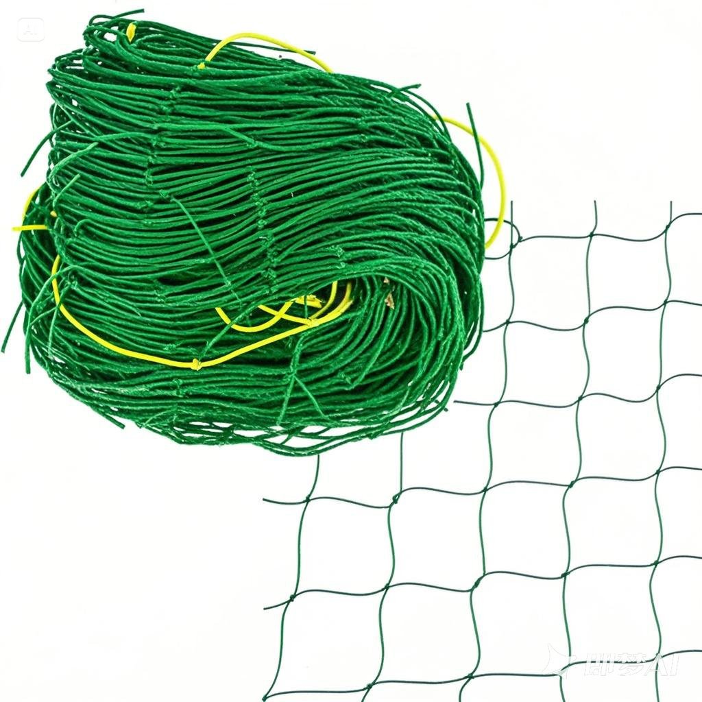 Filet de vigne grimpante vert avec 18 brins de bordure