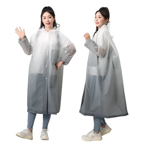Imperméable de moto simple réutilisable pour hommes et femmes Long Full Body Imperméable à la pluie Riding Special Electric Bike Waterproof EVA Logo Hood - Product Image 6