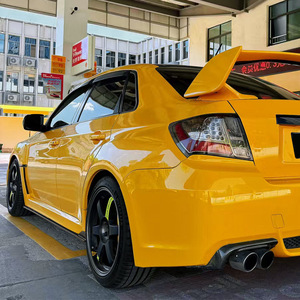 Subaru Impreza WrX Sti Side Skirts 2008-2014 Piano Black Carbon Fiber Texture Abs Material Body Kit - Product Image 3