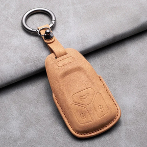 Étui de protection pour clé de voiture Leatr pour <span class=keywords><strong>Audi</strong></span> A1 A3 8V A4 B8 B9 A5 A6 8S 8W A7 A8 Q3 Q5 Q7 4M S4 S5 S6 S7 S8 R8 TT TTS <span class=keywords><strong>RS</strong></span> <span class=keywords><strong>Porte</strong></span>-clés - Product Image 3