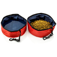 Bol de voyage pliable pour chien 1 pièce, bol Portable étanche pour animal de compagnie avec fermeture éclair