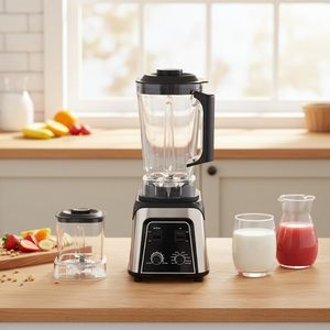 Industrial Stainless Steel Juicer Food Processor Stick Blender Mixer Bottle Stainless Steel Strainer USB Outdoor 380ml Capacity - Product Image 1