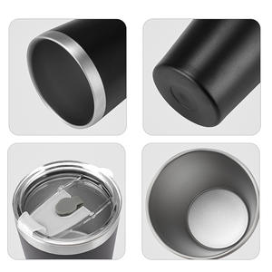 Vaso de acero inoxidable de 8 oz con aislamiento al vacío para bebidas frías y calientes, portátil para viajes, con pajita. - Product Image 2