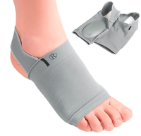 Semelles plates de soutien de la voûte plantaire pour les arcs tombés Coussinets orthopédiques avec gel SEBS pour le soulagement de la douleur et la correction de la posture